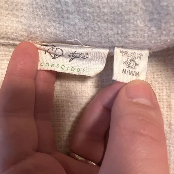 RD Style Cream Shacket - Picture 4 of 6